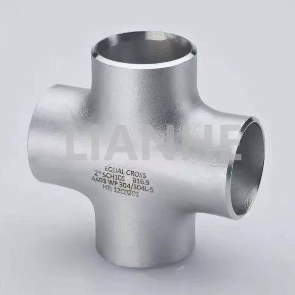Cruz BW de acero inoxidable de alta presión para tuberías industriales