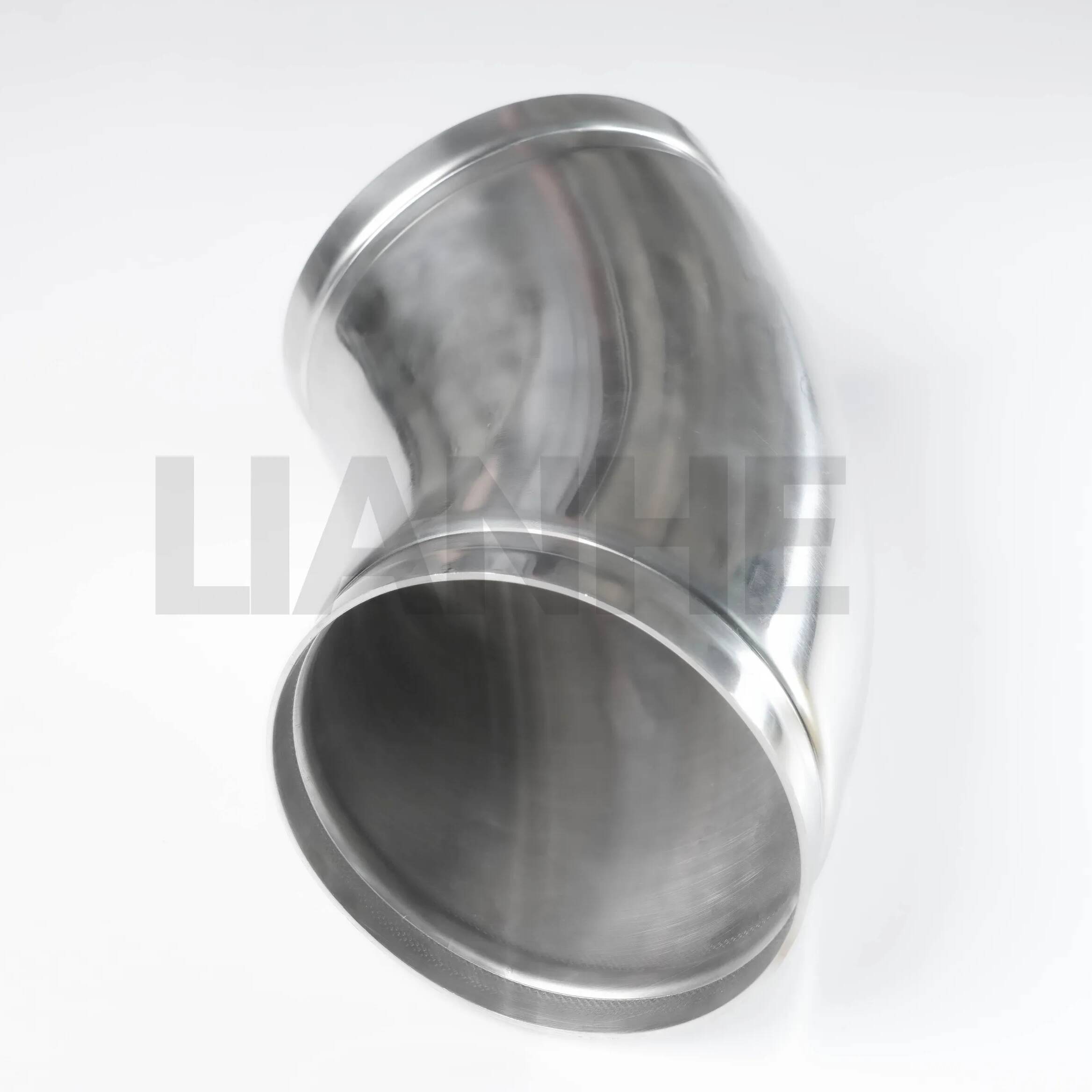 Codo de 45 DEG con ranura de acero inoxidable para tuberías de servicio pesado