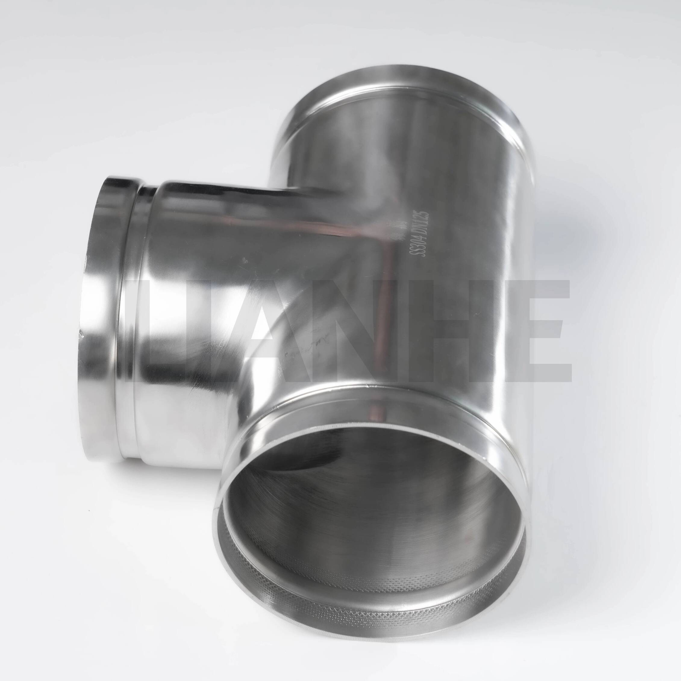 Ranura de acero inoxidable/T de prensa para sistemas de tuberías de agua y gas
