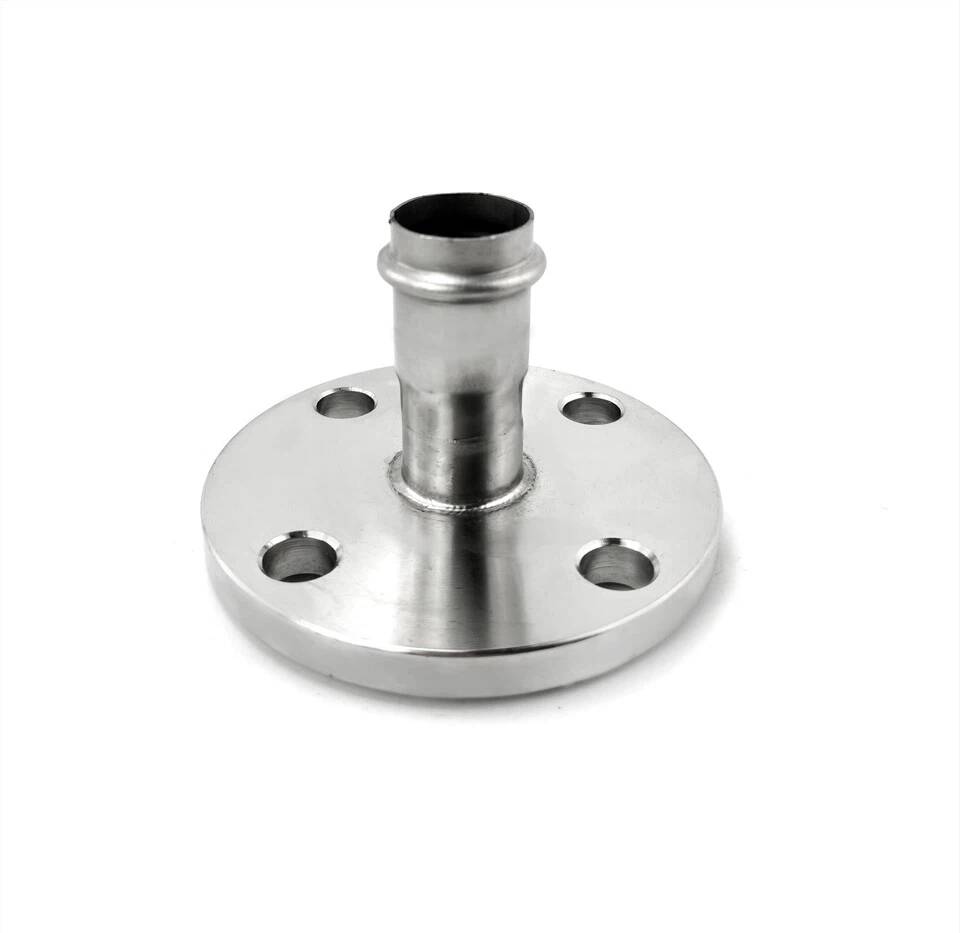Adaptador de brida de prensa de acero inoxidable