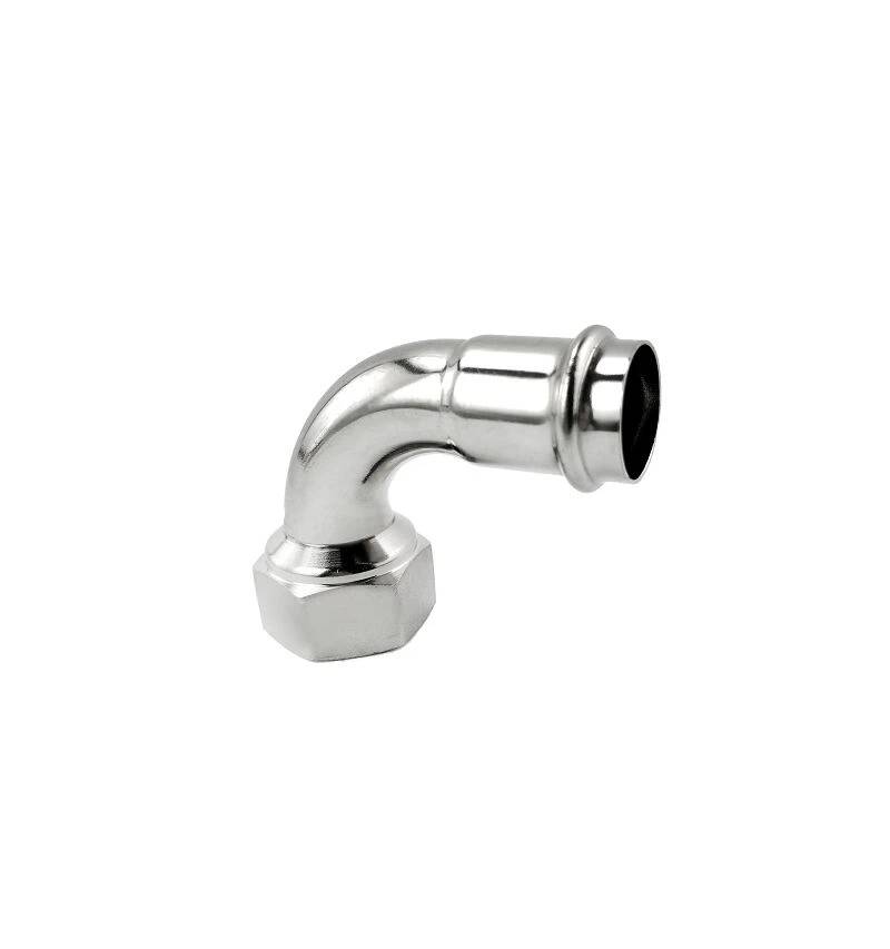 Prensa de hilo femenino Codo 90DEG Prensa de hilo femenino Codo 90DEG