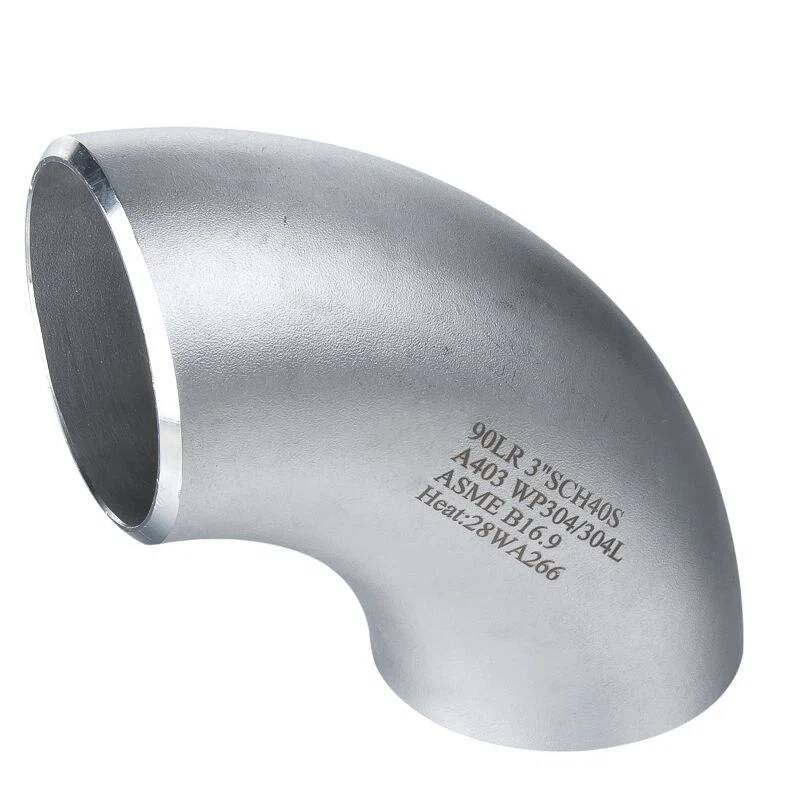 Codo de acero inoxidable Bw 90DEG Lr